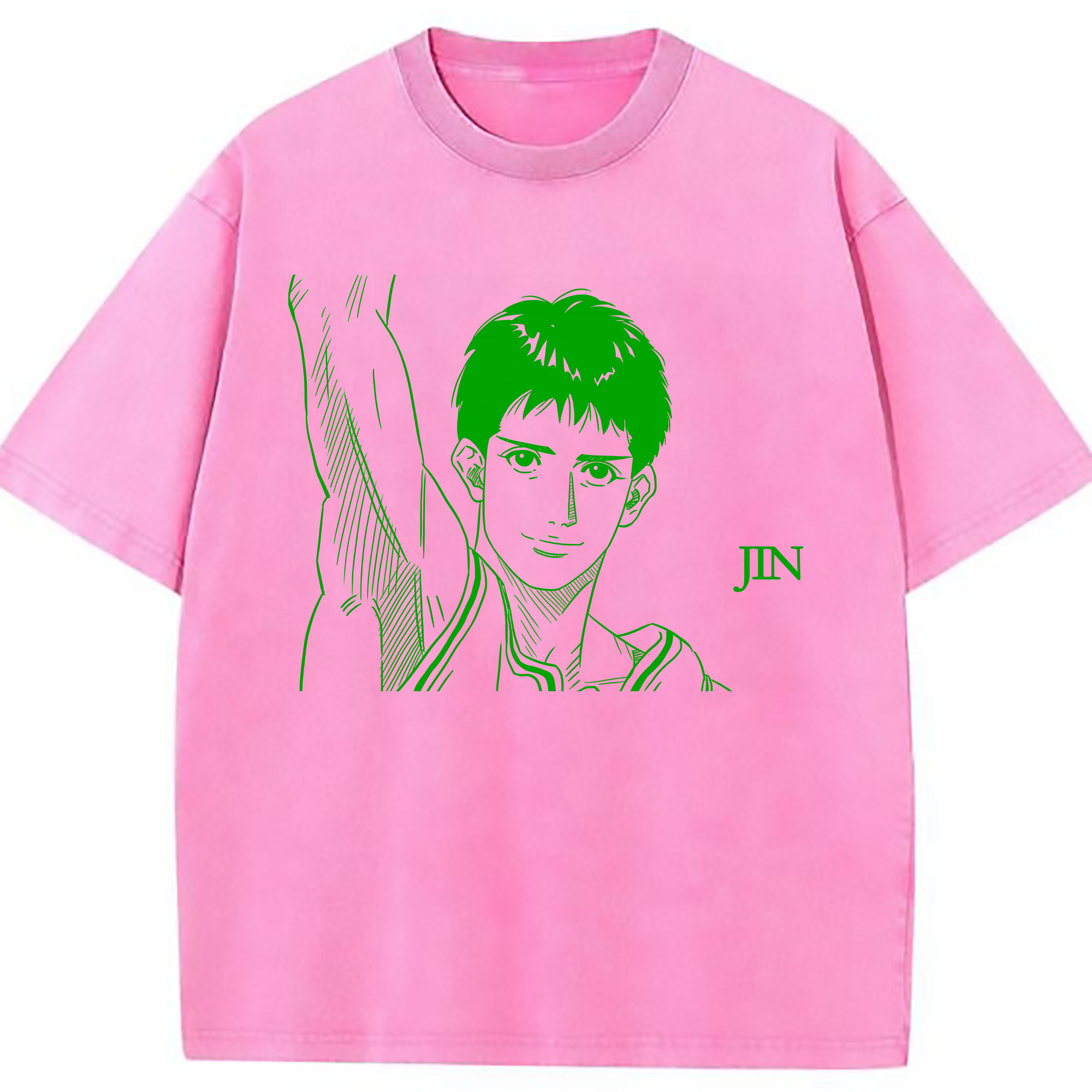 （画像用） SLAM DUNK／スラムダンク 綿100% ヴィンテージ風 半袖Tシャツ（フロントプリント）